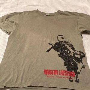 Houston rodeo vintage tee shirt cotton size medium